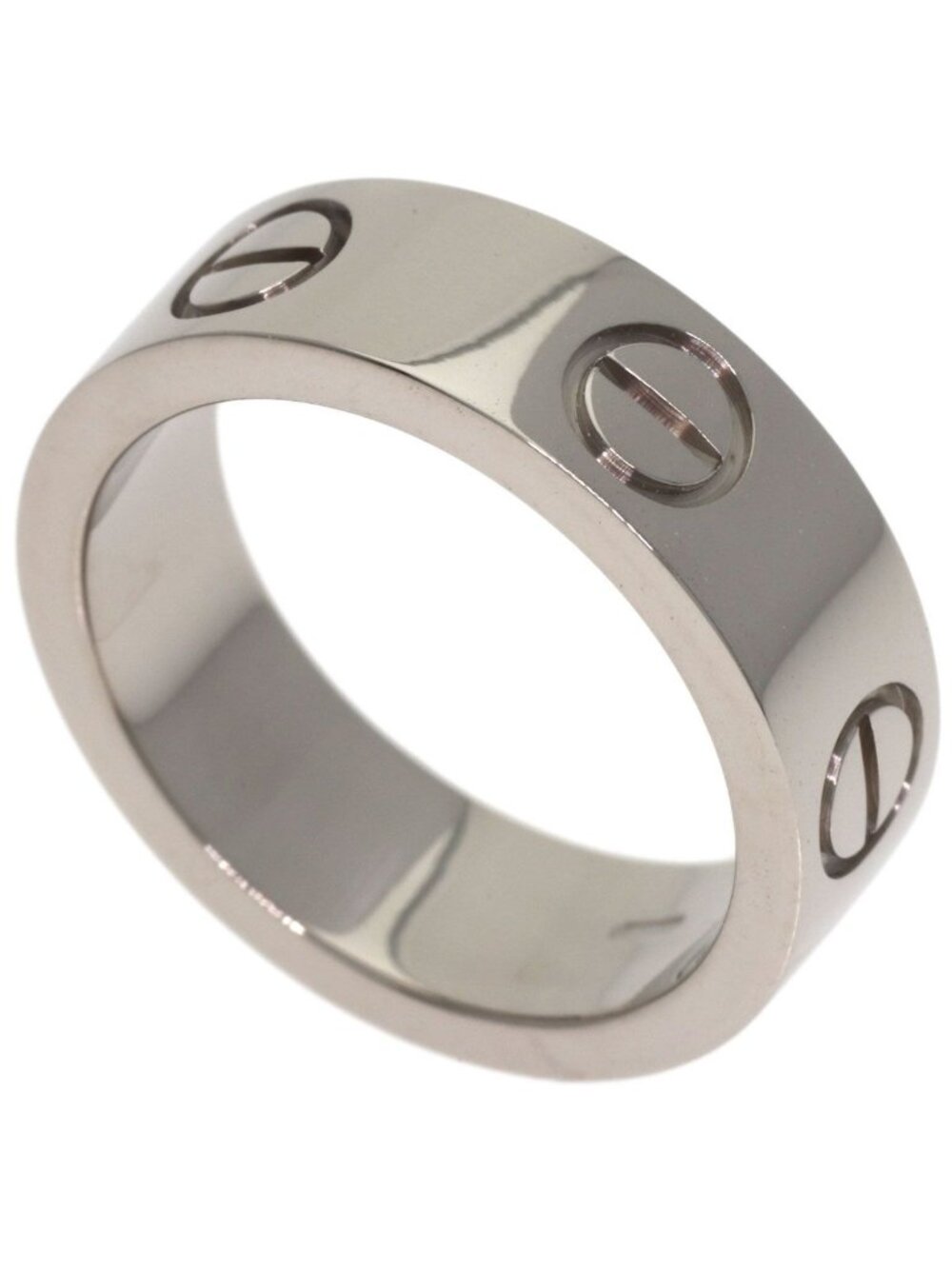 Cartier Love Ring 48 18k White Gold